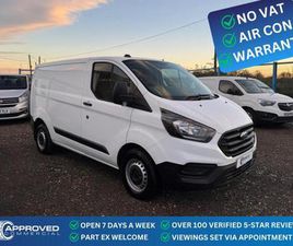 2019 FORD TRANSIT CUSTOM (69) NO VAT! SWB LEADER 2.0 TDCI AIR CON EURO 6 ULEZ PANEL VAN DIESEL MA...