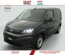 CITROEN BERLINGO VAN CITROEN BERLINGO VAN TAILLE M 650KG BLUEHDI 130 S S EAT8 + CAMÉRA + CABINE EXTENSO -31.30 %