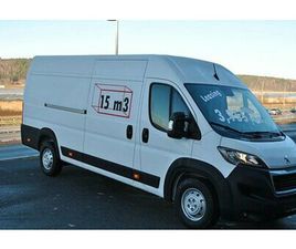 PEUGEOT BOXER LÅNGA MODELLEN L4H2 15M3 FINNS PÅ LAGER
