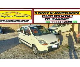 CHEVROLET MATIZ CHEVROLET MATIZ POSSIBILITA' DI GPL