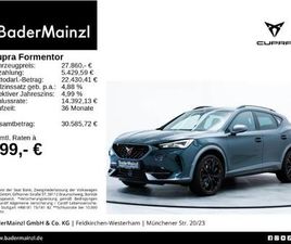 CUPRA FORMENTOR VZ CUPRA FORMENTOR 2.0 TSI 4D DSG VZ AHK CARPLAY SHZ ACC