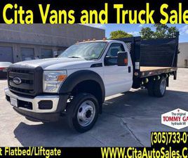 2015 FORD F-550 SD 12 FT *FLATBED* F550 SD 12FT FLAT BED LIFTGATE 12 FT FLATBED