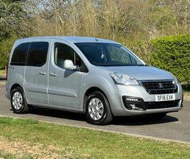 PEUGEOT PARTNER TEPEE 2016 PEUGEOT PARTNER TEPEE 1.6 VTI 98 ACTIVE 5DR MPV PETROL MANUAL