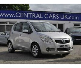 VAUXHALL AGILA 2012 VAUXHALL AGILA 1.2 AGILA SE 5DR HATCHBACK PETROL MANUAL