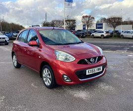 NISSAN MICRA 2015 NISSAN MICRA 1.2 ACENTA 5DR CVT HATCHBACK PETROL AUTOMATIC