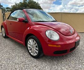 VOLKSWAGEN NEW BEETLE CABRIOLET 2008 VOLKSWAGEN BEETLE SE CONVERTIBLE CLEAN CARFAX CLEAN TITLE !!