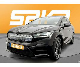 SKODA ENYAQ COUPE RS COUPE 80X 4X4 RS IV ** TULOSSA! / CANTON / LASIKATTO / VETOKOUKKU / NAHKASISUSTA / ACC / LÄMPÖPUMPPU **
