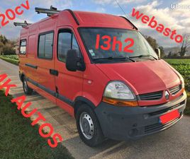 MASTER L3H2 ÉQUIPÉ AMÉNAGÉ ISOLATION WEBASTO CTTE FOURGON 2009