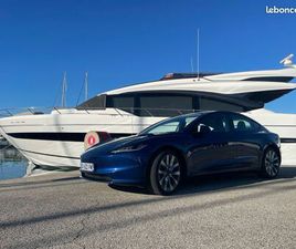 TESLA MODEL 3 HIGHLAND – 06/11/2023 – 18 500 KM – BLEU JANTES NOVA