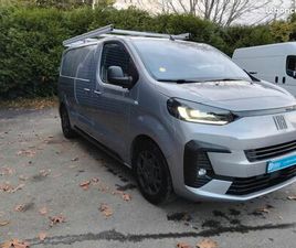 FIAT SCUDO 2.0 HDI 180CH BVA EAT8 / GRIS MÉTAL / ÉQUIPÉ GALERIE ALU / KIT BOIS + ÉTAGÈRES / ATTELAGE / SEULEMENT 12 450 KMS