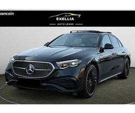 MERCEDES CLASSE E E 300 MERCEDES BENZ CLASSE E 300 DE 197 + 129CH AMG LINE 9G-TRONIC CUIR BEIGE, SUPERSCREEN, PANO, BURMESTER, CAMÉRA 360°, DISCTRONIC TVA RÉCUPÉRABLE