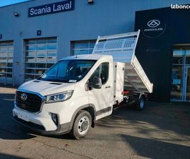 MAXUS DELIVER 9 ? MAXUS DELIVER 9 L4 DIESEL 150 CH + BENNE ET COFFRE GRUAU NEUF & DISPONIBLE DE SUITE / PRIX AFFICHÉ TTC