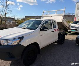 TOYOTA HILUX EXTRA, CABINE, BENNE BASCULANTE 4WD 2.4L 150 D-4D * ATTELAGE *, PICK-UP, BLANC, 8 CV, 4 PORTES, PREMIÈRE MISE EN CIRCULATION LE 31/01/2017 TVA RÉCU
