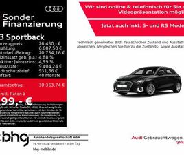 AUDI A3 SPORTBACK 40 TDI AUDI A3 SPORTBACK 40 TDI QUATTRO S-TRONIC ADVANCED