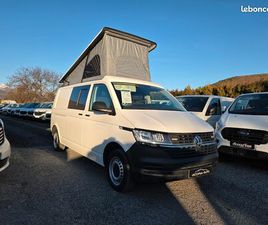 VOLKSWAGEN TRANSPORTER AMÉNAGÉ 5 PLACES ET TOIT RELEVABLE