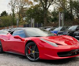 FERRARI 458 ITALIA 2013 - ITALIA F1 DCT - LEFT HAND DRIVE - JUST SERVICED BY FERRARI -REVERSE CAMERA 2-DOOR
