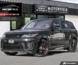 2018 LAND ROVER RANGE ROVER SPORT V8 SUPERCHARGED SVR *CARBON*