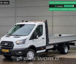 FORD TRANSIT 165PK OPEN LAADBAK 3,5T TREKHAAK DUBBELLUCHT AI — BESTELAUTO'S — MARKTPLAATS
