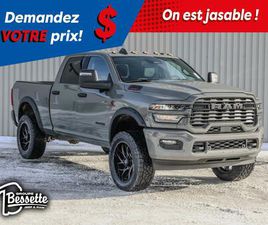 RAM TRUCKS RAM 2500 RAM 2500 2026 BIG HORN- NIGHT- MAGS FUEL 22PO+ PNEUS TOYO 35PO + AUTRES MODIFICATIONS