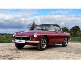 1974 MG MGB ROUGE MANUEL, 5 VITESSES CONDUITE À GAUCHE IN...