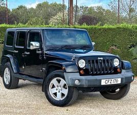 JEEP WRANGLER CONVERTIBLE UNLIMITED 2010 JEEP WRANGLER 2.8 CRD SPORT UNLIMITED 4DR AUTO CONVERTIBLE DIESEL AUTOMATIC