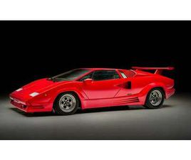 1988 LAMBORGHINI COUNTACH MULTICOLORE MANUEL IN ROYAUME-U...