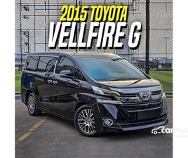 2015 TOYOTA VELLFIRE 2.5 G MPV BLACK HITAM