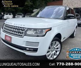 LAND ROVER RANGE ROVER LWB 2017 LAND ROVER RANGE ROVER V8 SUPERCHARGED LWB