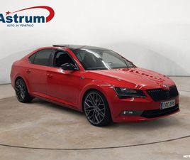 SKODA SUPERB 2,0 TSI 280 4X4 SPORTLINE DSG AUTOM * WEBASTO / ACC / KESSY / KOUKKU / PANORAAMA / CANTON * *** KORKO 2,99 %