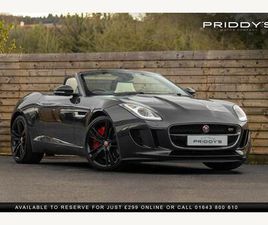 JAGUAR F-TYPE CABRIOLET P380 3.0 V6 S AUTO EURO 6 (START/STOP) 2DR