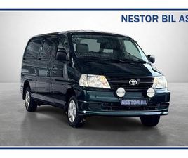 TOYOTA HIACE 2.5 D-4D 117HK LANG 3-SETER H.FESTE NB! KUN 45` KM