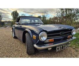 TRIUMPH TR6 1974 TRIUMPH TR6 BLEU MANUEL, 4 VITESSES CONDUITE À DROIT...