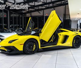 LAMBORGHINI AVENTADOR ROADSTER SV 2017 LAMBORGHINI AVENTADOR LP750-4 SV ROADSTER ONLY 64 MILES CARBON FIBER ROO