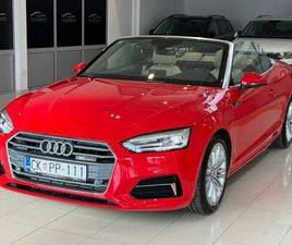 AUDI A5 CABRIO AUDI A5 CABRIO 2,0 TFSI | QUATTRO | 31.500 KM | MASAŽA | KAMERA | LED, 2018 GOD.