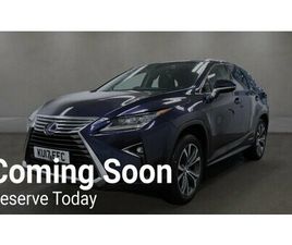 LEXUS RX RX 450H 2017 (17) - 3.5 450H V6 LUXURY PETROL / HYBRID CVT EURO 6 4X4 5-DOOR