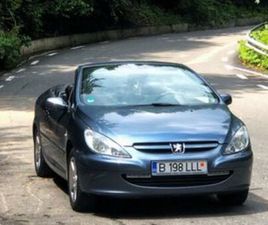 VAND PEUGEOT 307 CC BENZIA + GAZ BUCURESTI SECTORUL 4