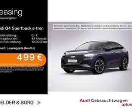 Q4 SPORTBACK 45 E-TRON QU. S LINE 0,25%*SONOS*AH