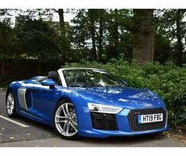 AUDI R8 SPYDER 2019 AUDI R8 5.2 FSI V10 QUATTRO 2DR S TRONIC CONVERTIBLE PETROL SEMI AUTOMATIC