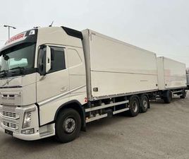 VOLVO F SERIES VOLVO FH 500 6X2 GETRÄNKEKOMPLETTZUG, ORTEN ... TRANSPORTER / KASTENWAGEN