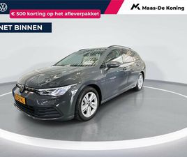 VOLKSWAGEN GOLF SW 1.0 ETSI 110PK DSG LIFE · CAMERA · INKLAPBARE TREKHAAK · APPLE/ANDROID CAR PLAY · NAVIGATIE · VERKEERSBORD DETECTIE · ACC · GARANTIE T/M 28-03-2027 OF 100.000KM