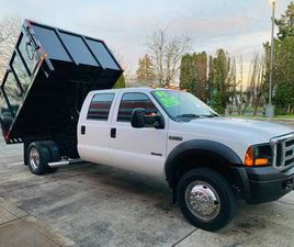 2005 FORD F-550 CREW DIESEL 5 SPEED 10FT.DUMP NEW BUILD TRUCK**SALE***