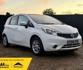 NISSAN NOTE 2014 NISSAN NOTE 1.2 NOTE ACENTA PREMIUM 5DR MPV PETROL MANUAL