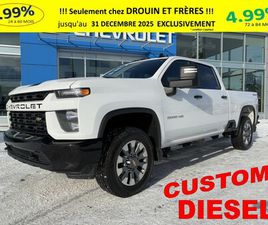 CHEVROLET SILVERADO 2500HD CREW CAB DIESEL / CUSTOM / CREW CAB / 3.99% D'INTERET