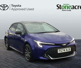 TOYOTA COROLLA GR SPORT HATCHBACK'S 2.0 VVT-H GR SPORT CVT EURO 6 (START/STOP) 5DR