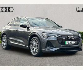 AUDI E-TRON E-TRON 55 55 BLACK EDITION SPORTBACK AUTO QUATTRO 5DR 95KWH (11KW CHARGER)