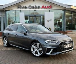 AUDI A4 AVANT 2022 (72) - 2.0 TFSI 40 S LINE ESTATE 5DR PETROL S TRONIC EURO 6 (START/STOP) (204 PS)