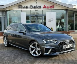 AUDI A4 AVANT 2021 (71) - 2.0 TDI 35 S LINE ESTATE 5DR DIESEL S TRONIC EURO 6 (START/STOP) (163 PS)