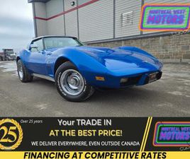 1977 CHEVROLET CORVETTE 350CI / T-TOP A/C WORKING ! / A/C FONCTIONNELLE !