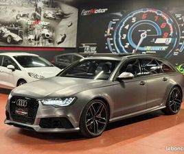 AUDI RS6 AVANT 4.0 TFSI V8 560CH - TOIT OUVRANT PANORAMIQUE - SIÈGES CHAUFFANTS - 141 000KM