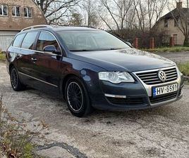 VOLKSWAGEN PASSAT (B6), CENA 1 600 €. PĀRDODU VW PASSAT B6 AR NESEN IZIETU TĀPAT TEHNISKI RIEPAS. TEHNISKO - SLUDINĀJUMI